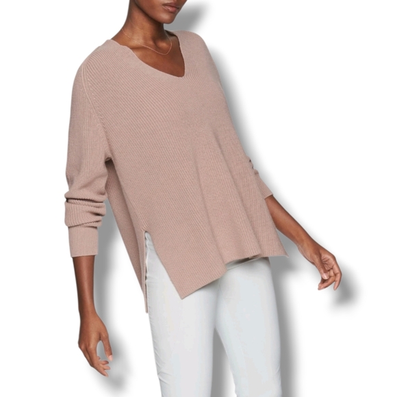 Athleta Sweaters - LIKE NEW Athleta Switchback Merino Wool Blend Sweater in Nouveau Rose, Small